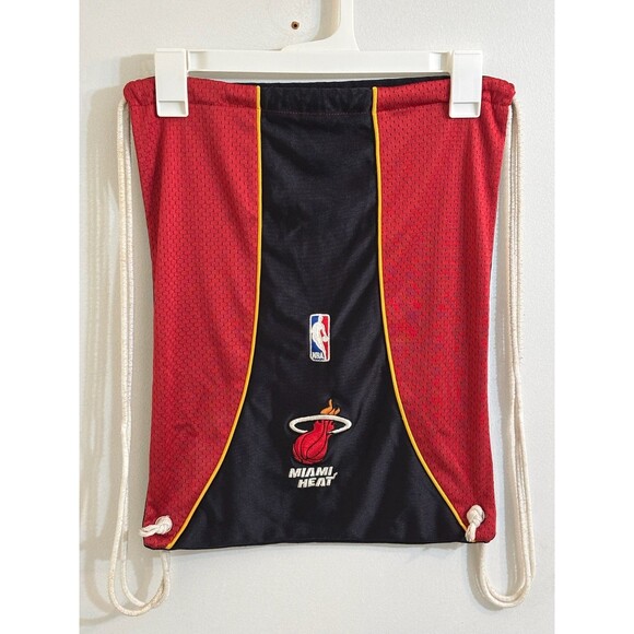 NBA Other - Unisex NBA Miami Heat Drawstring Backpack Red & Black